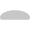 Ekena Millwork Elliptical 3 Spoke Architectural Grade PVC Combination Pediment, 86"W x 28-3/8"H x 2-3/4"P PEDPC086X285ELL03 - alternate 5